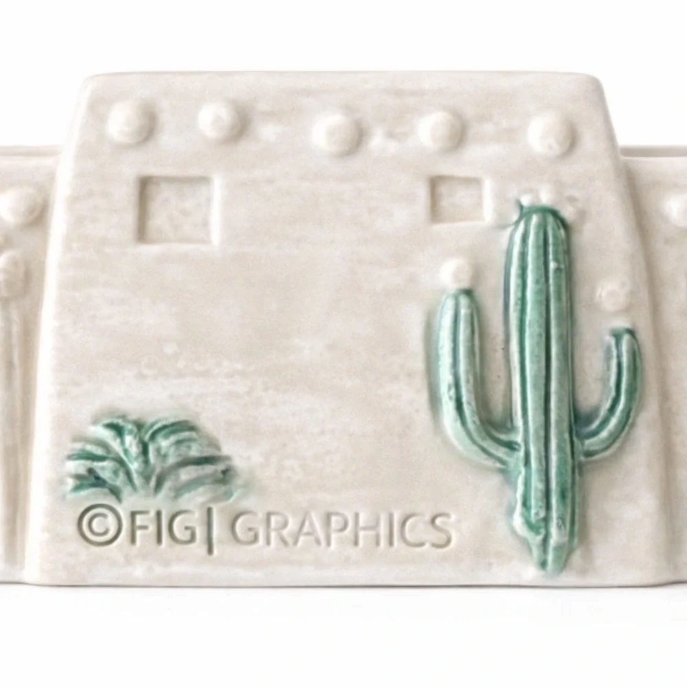 Otagiri Fiji Adobe Pueblo House Butter Dish Vintage Japan 1980's (top only) - Picture 4 of 7